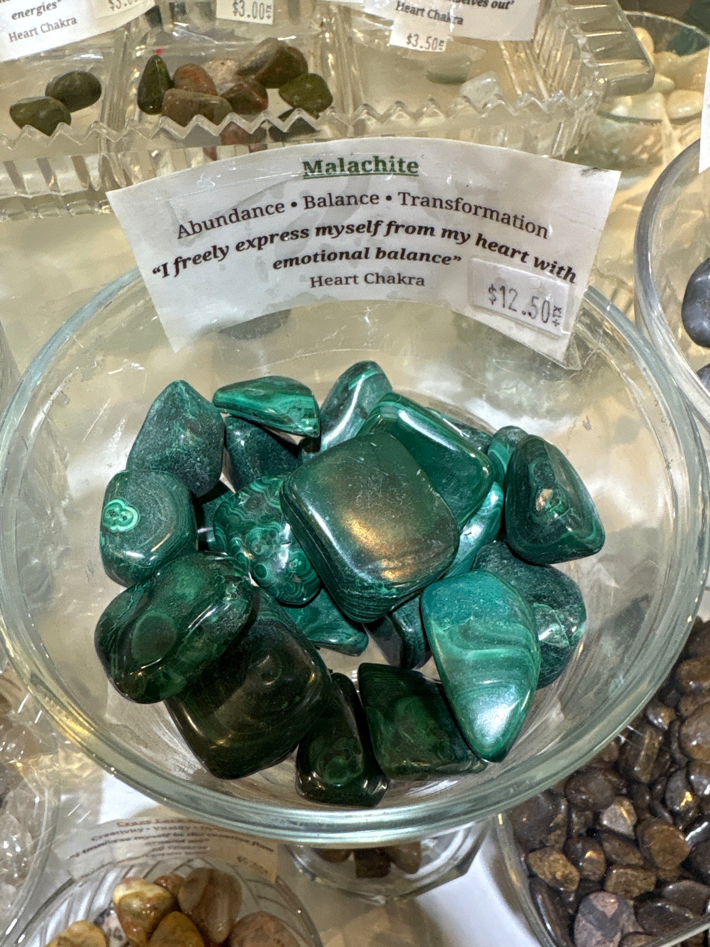 Malachite Tumbled