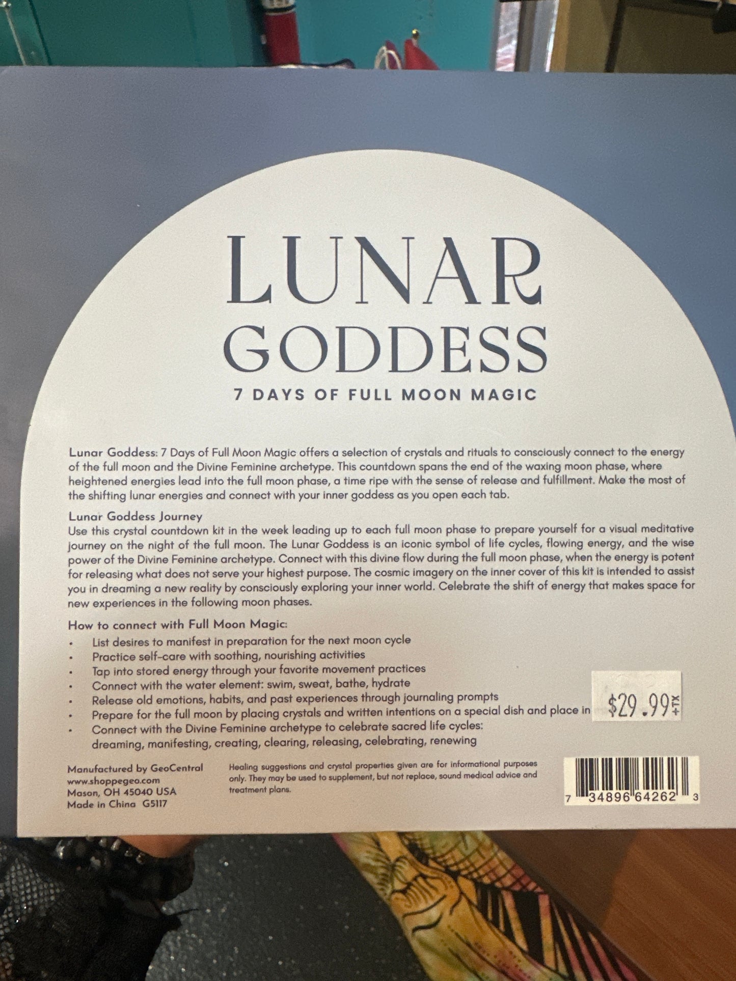 Lunar Goddess- 7 days of full moon magic Advent Style Box