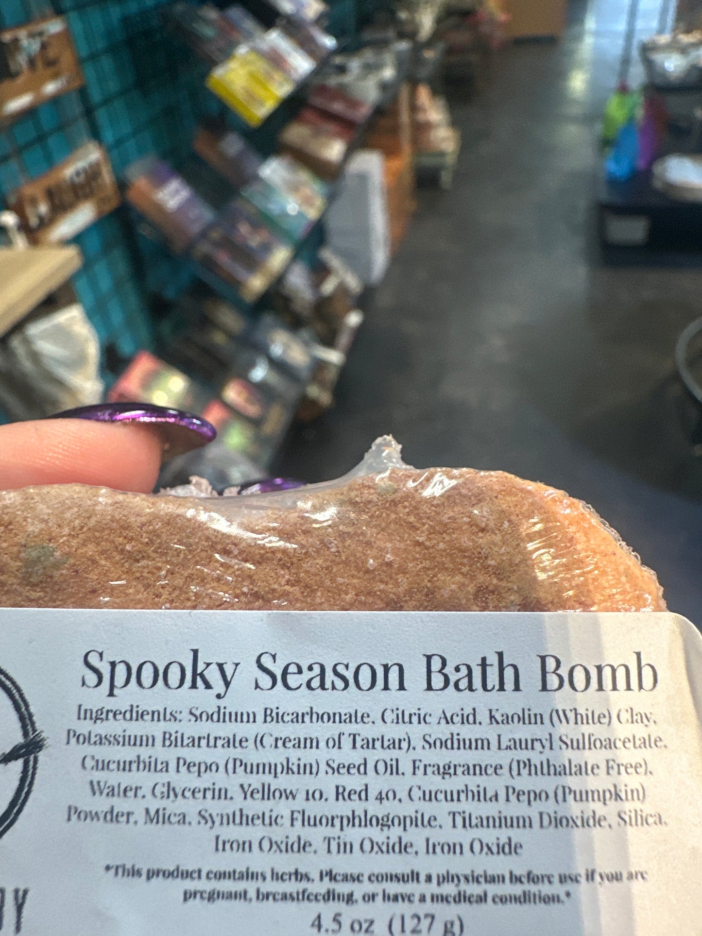 Spooky Season Bath Bomb