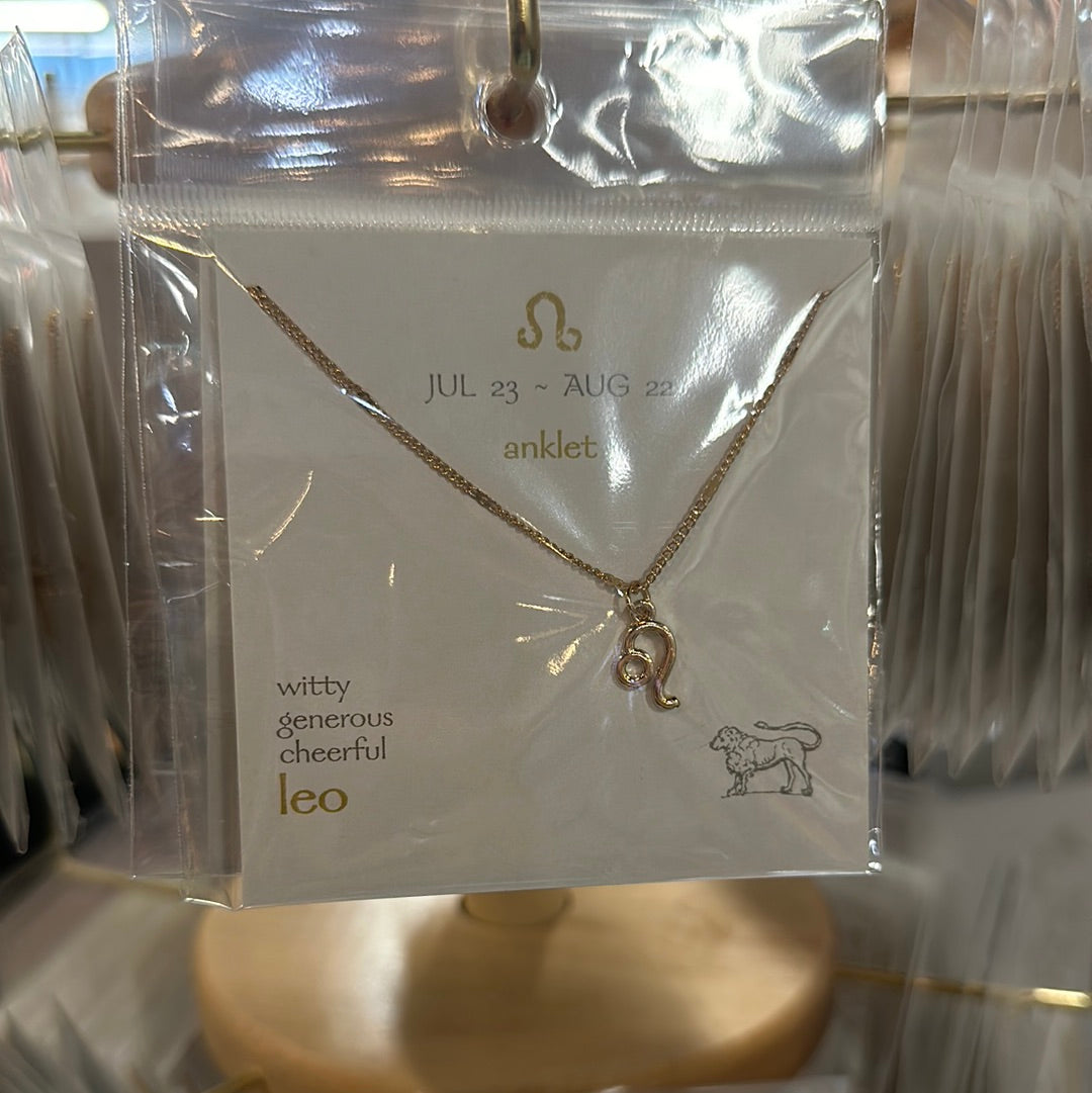 Zodiac Anklets