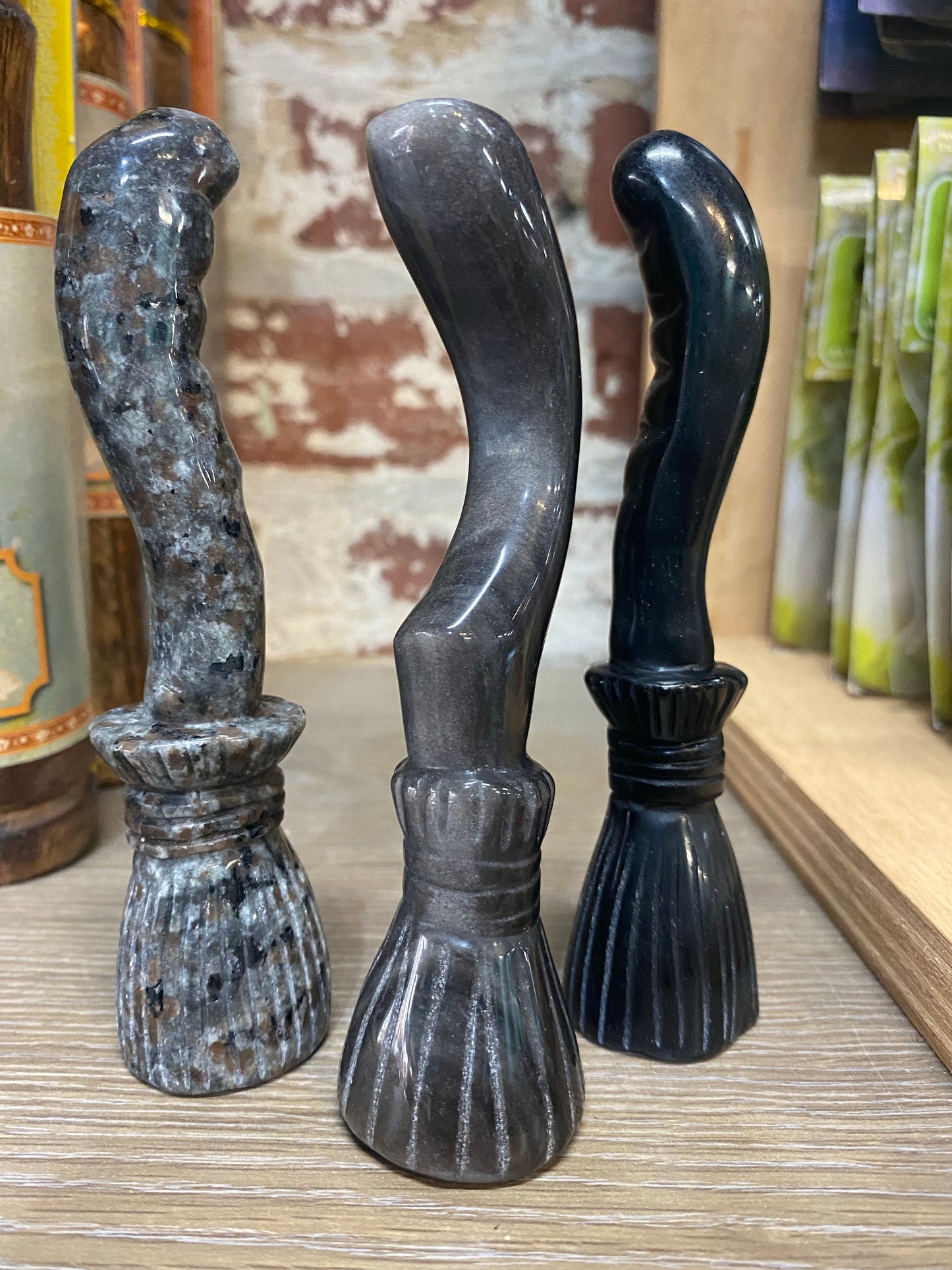 Crystal Witch Brooms