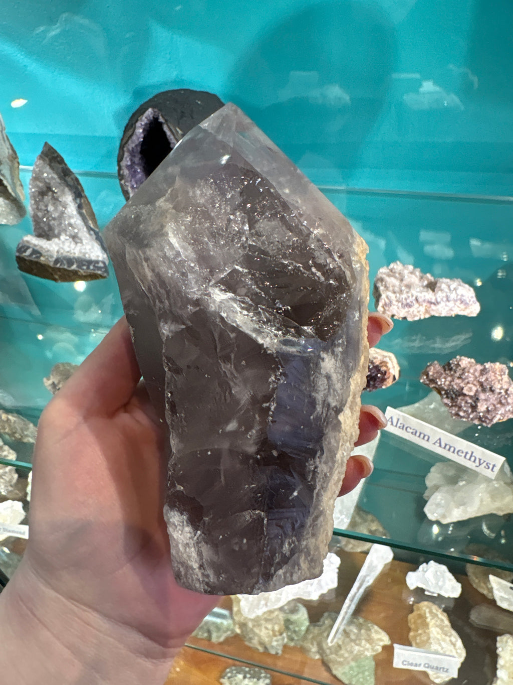 Amethyst unpolished Tower