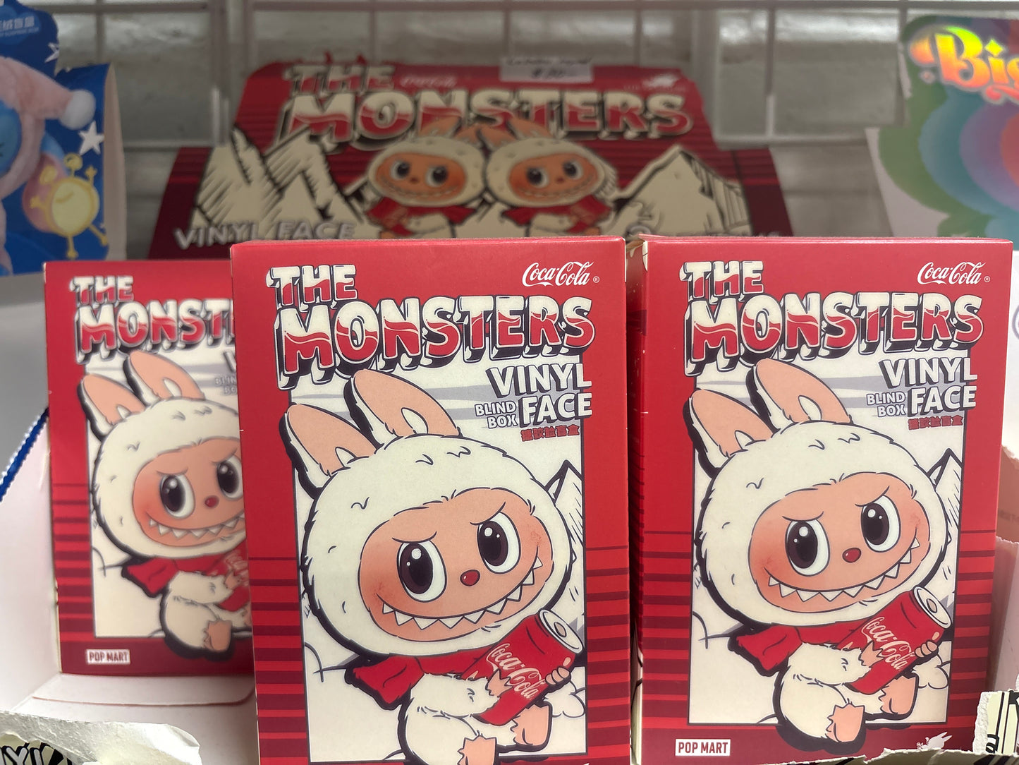 The Monsters Labubu Inspired mystery Coca Cola Blind Box