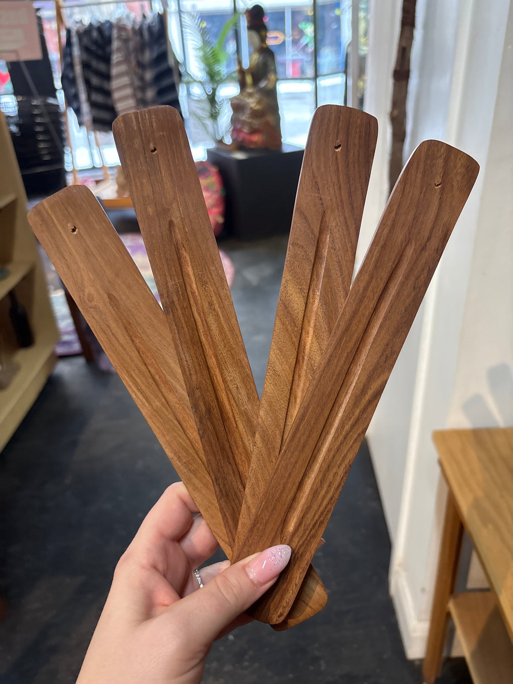 Wood Incense Holder