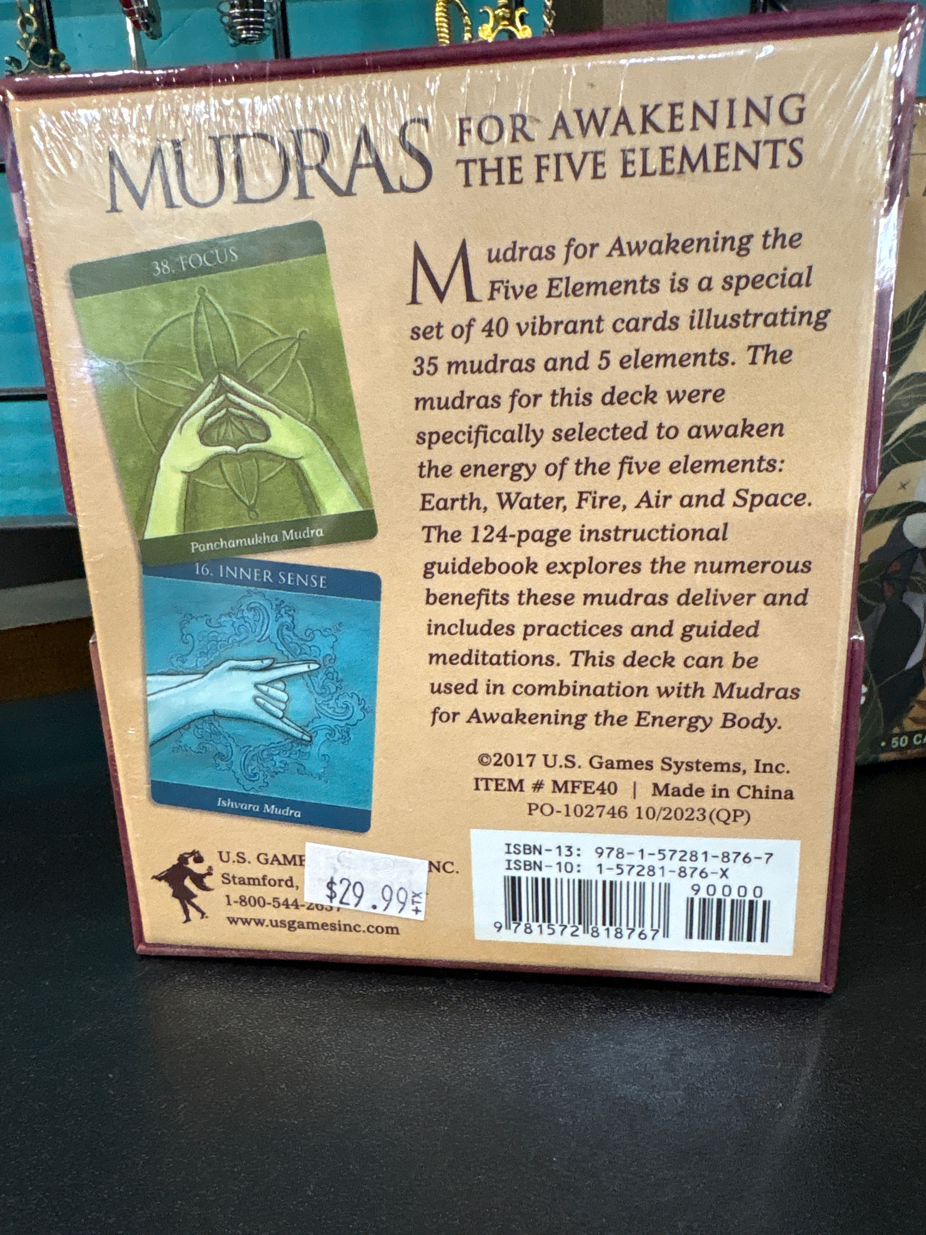 MUDRAS for awakening the five elements deck & book set