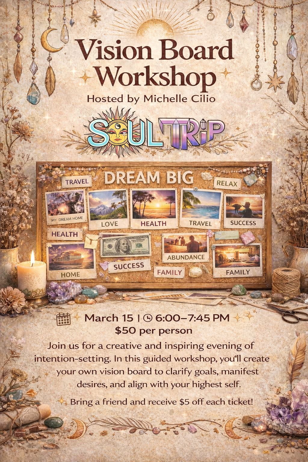 Vision Board Workshop 3/15