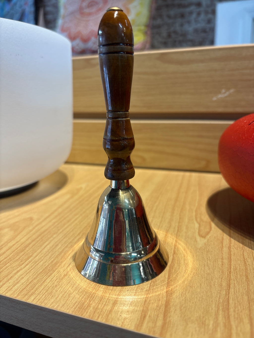 Gold Wooden Bell