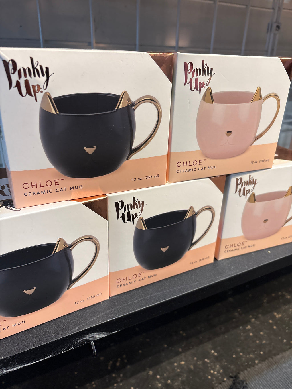 Pinky Up Chloe Ceramic Cat Mug