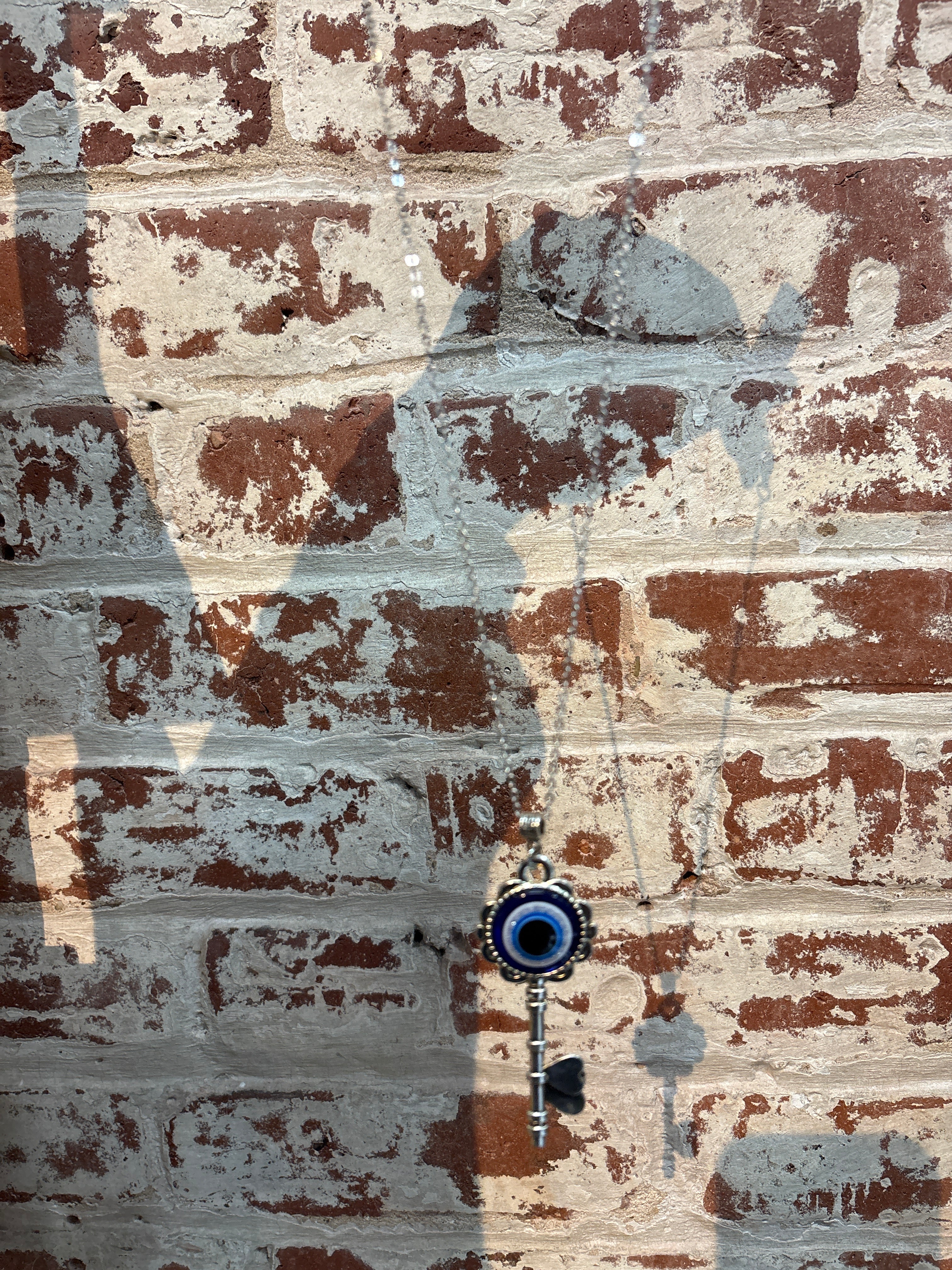 Evil Eye Key Necklace