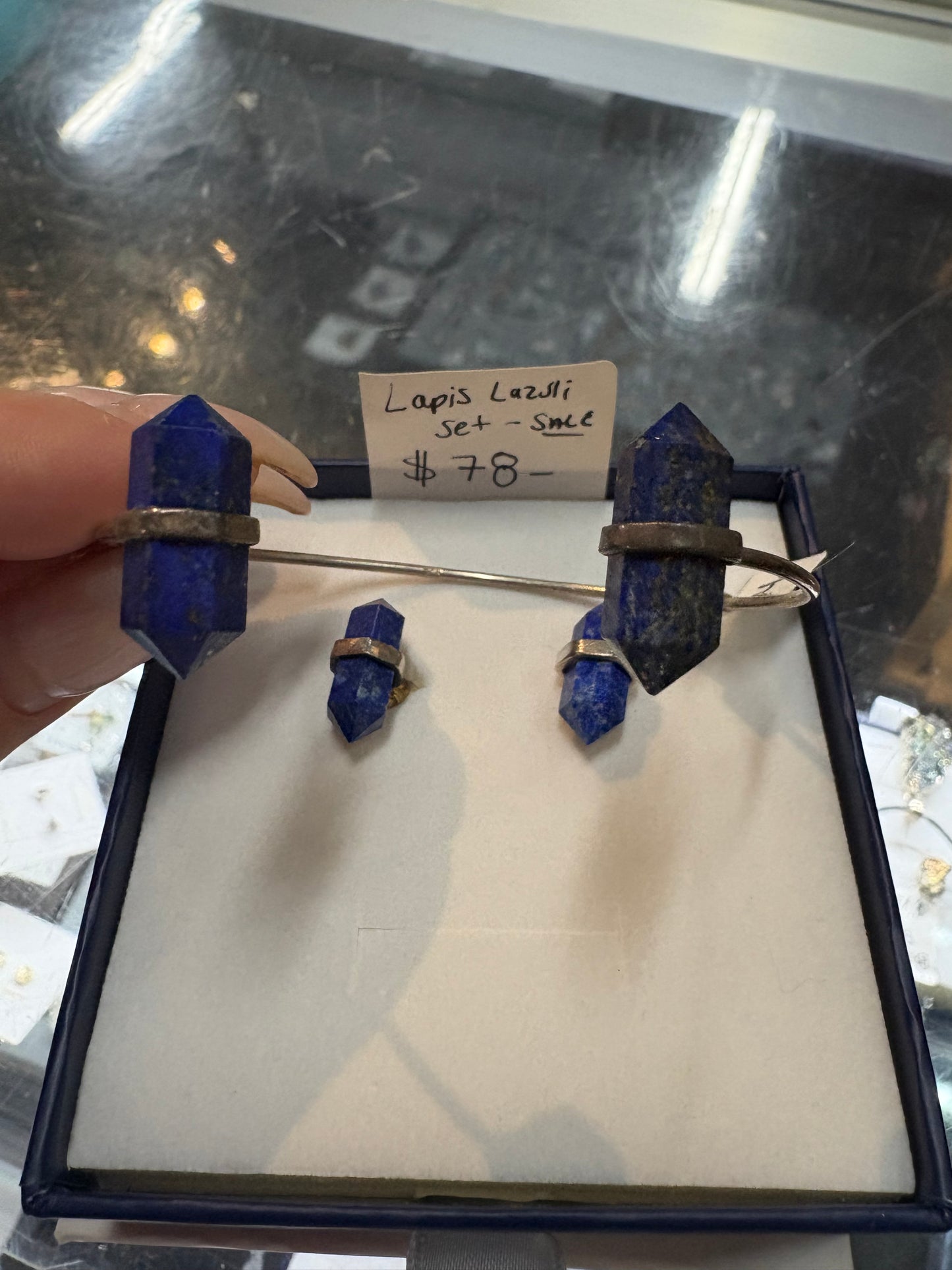 Lapis Lazuli Jewlery Set