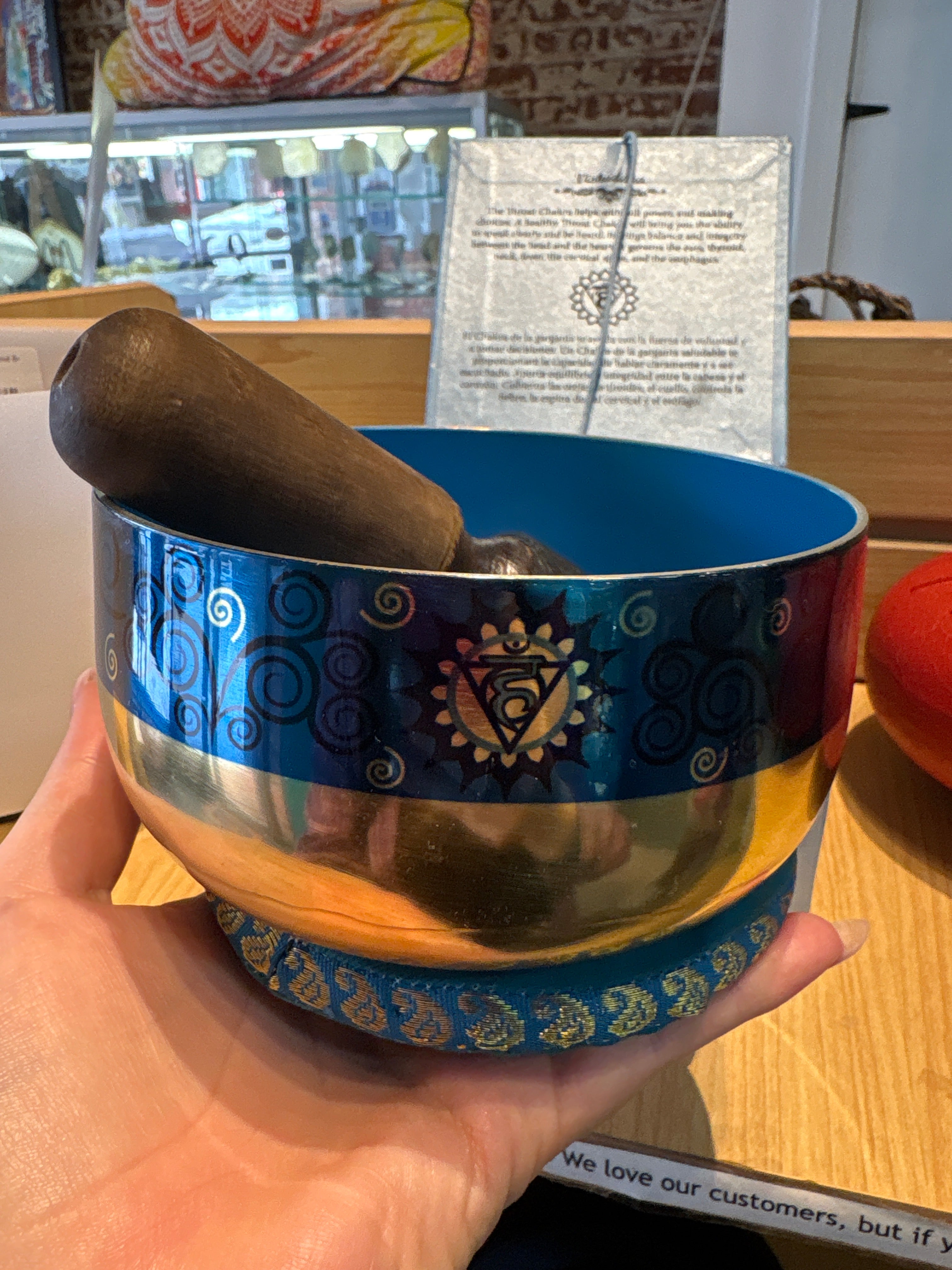 Throat  Chakra Singing Bowl Set