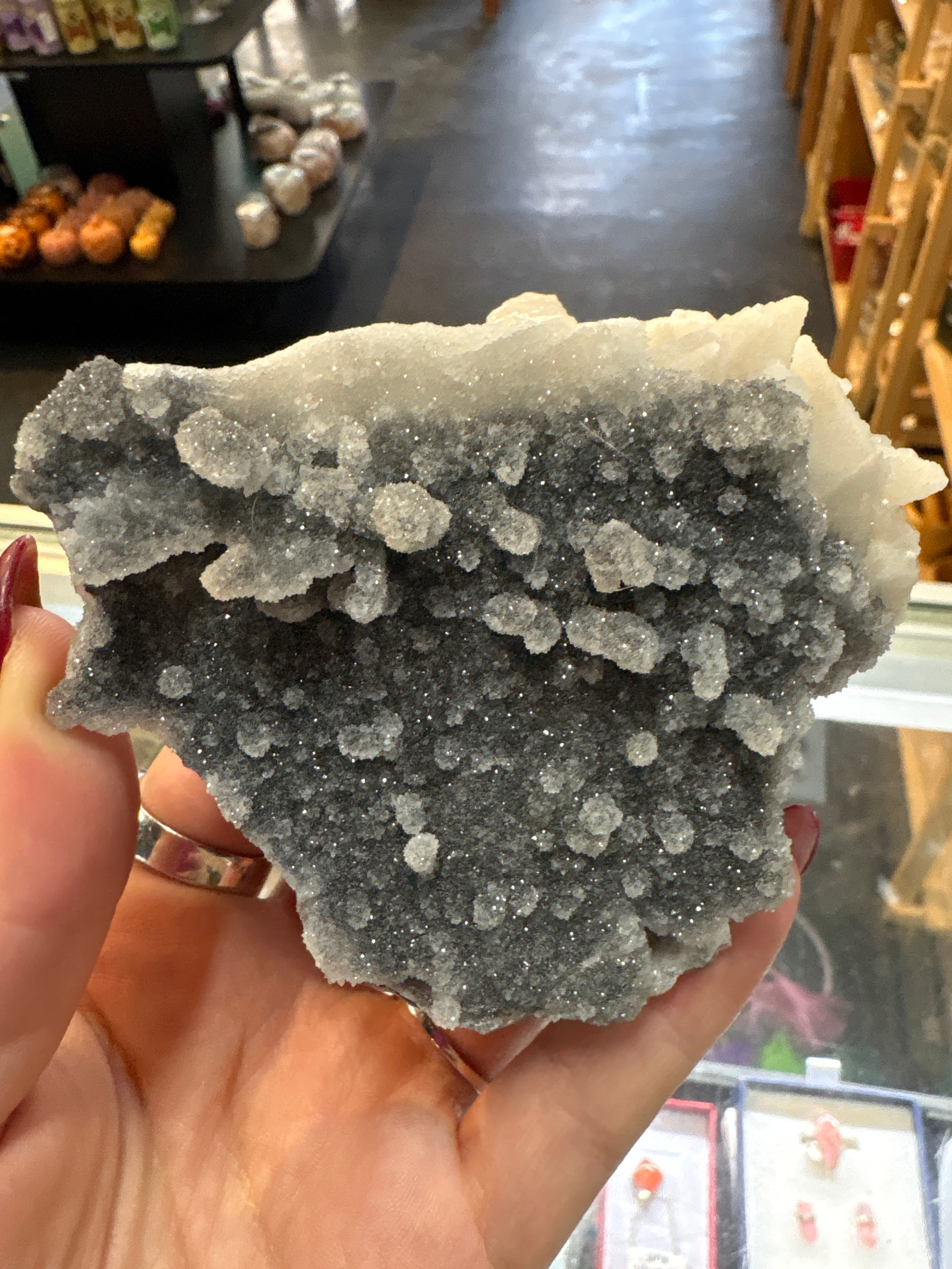Apophylite Chalcedony Cluster