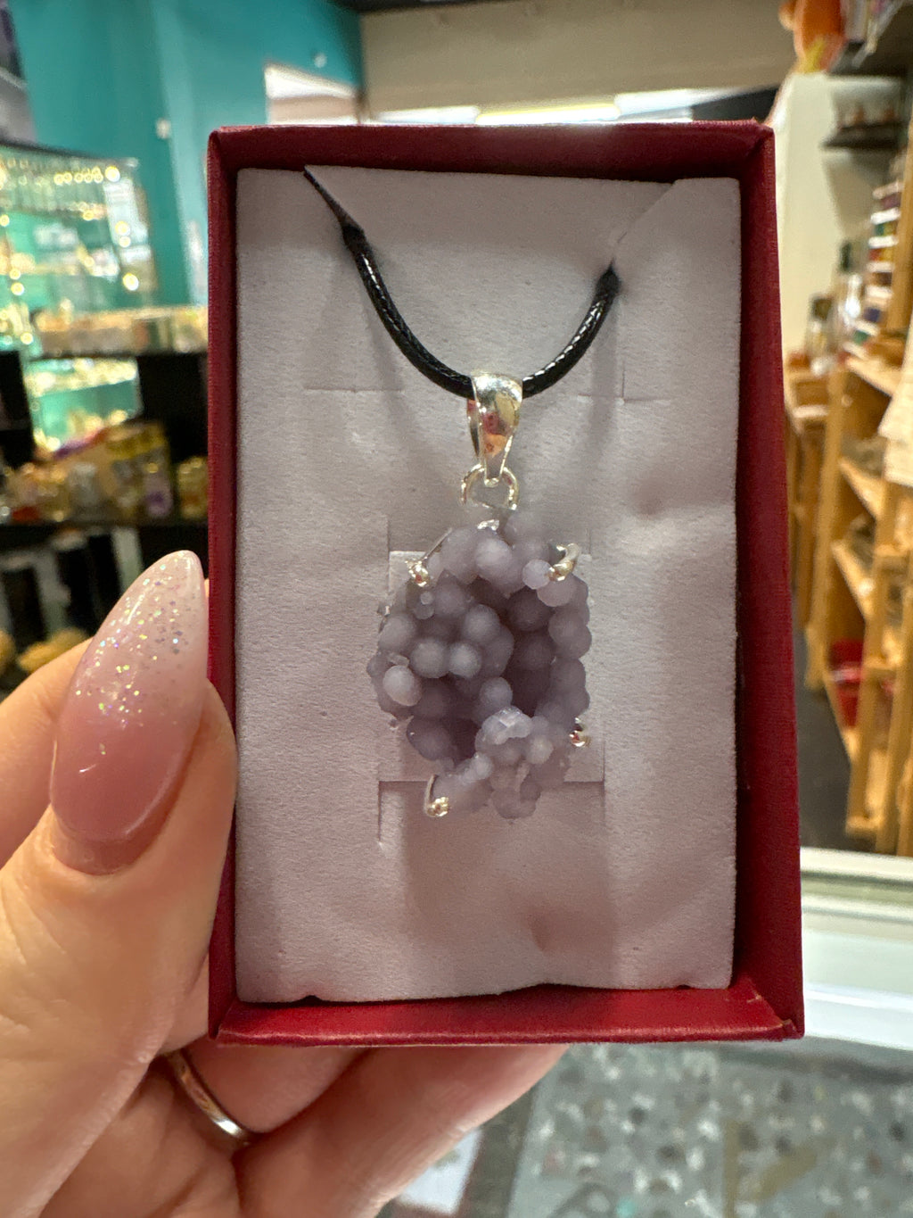 Grape Agate Pendant