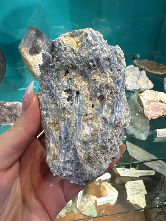 Raw Blue Kyanite Cluster