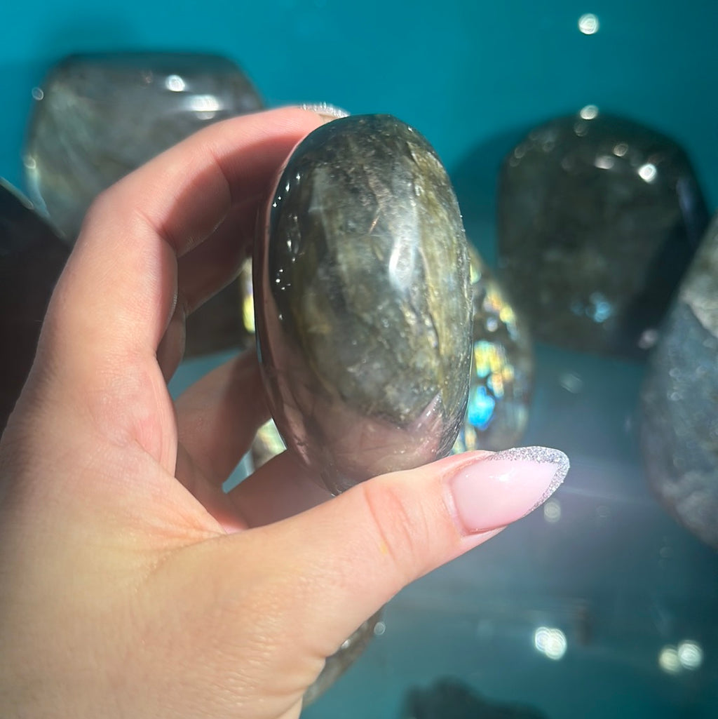 Labradorite Heart
