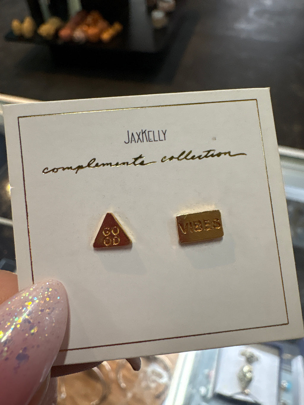 Good Vibes Stud Earring