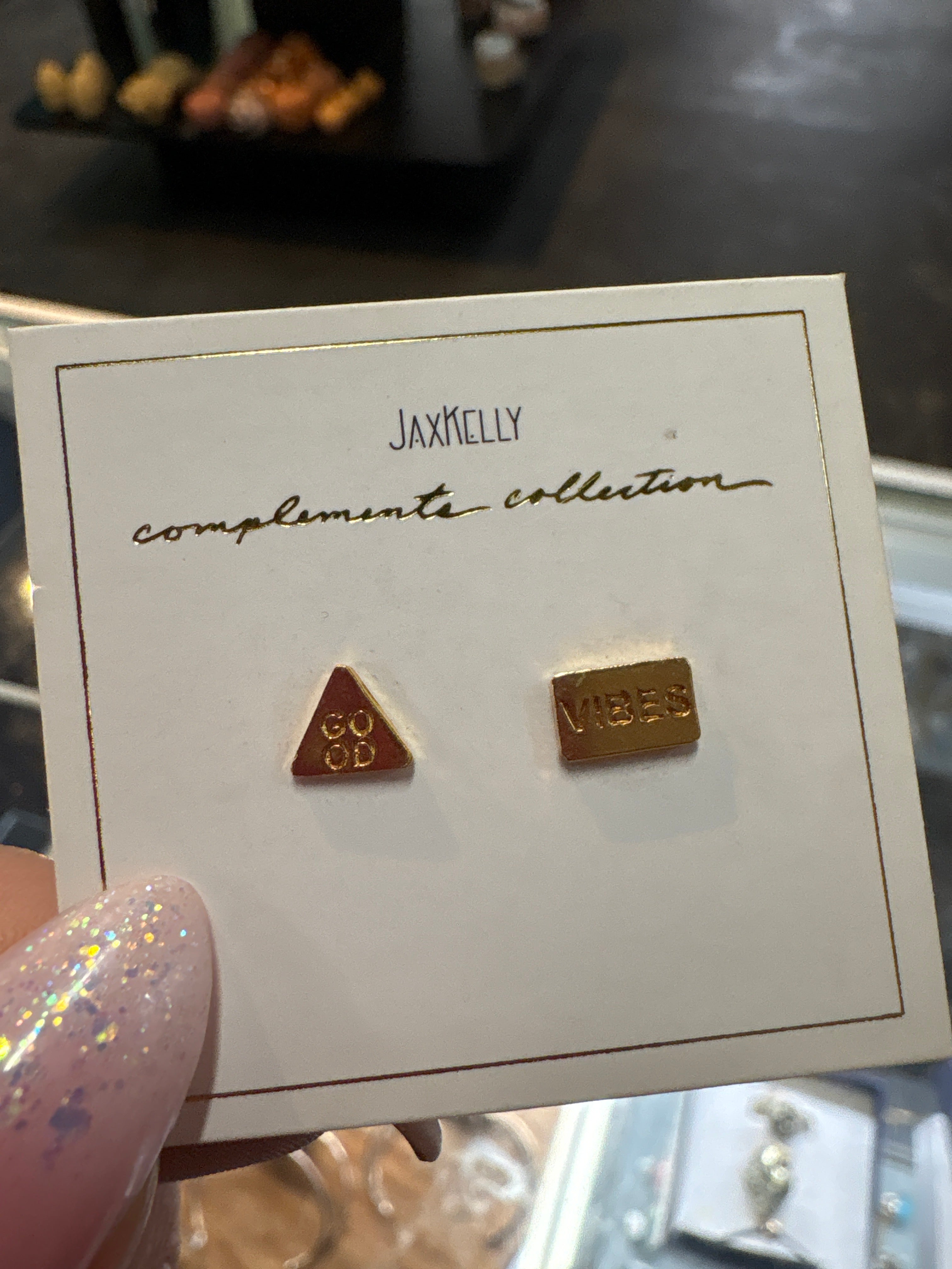 Good Vibes Stud Earring