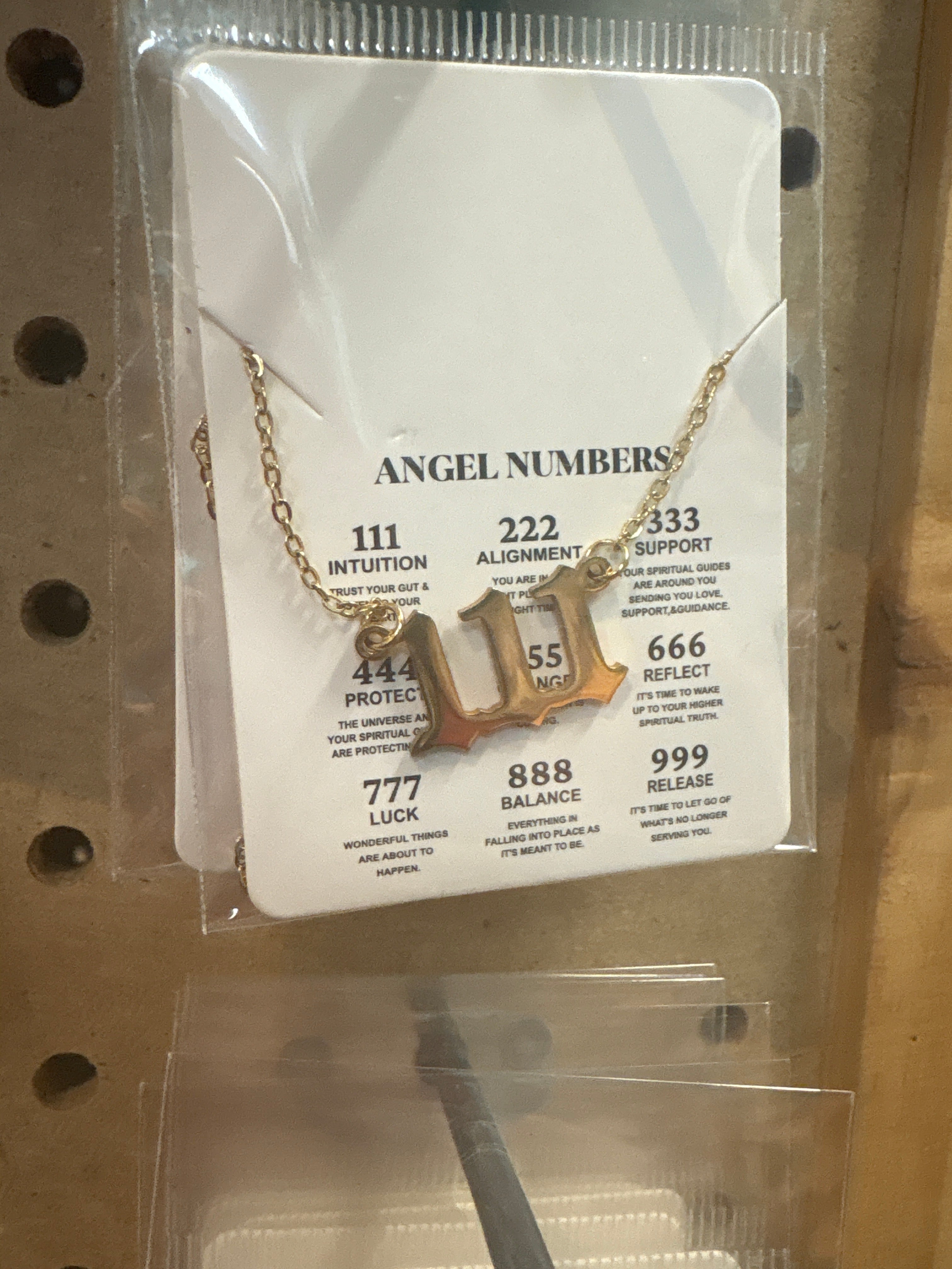 Angel Number Necklace