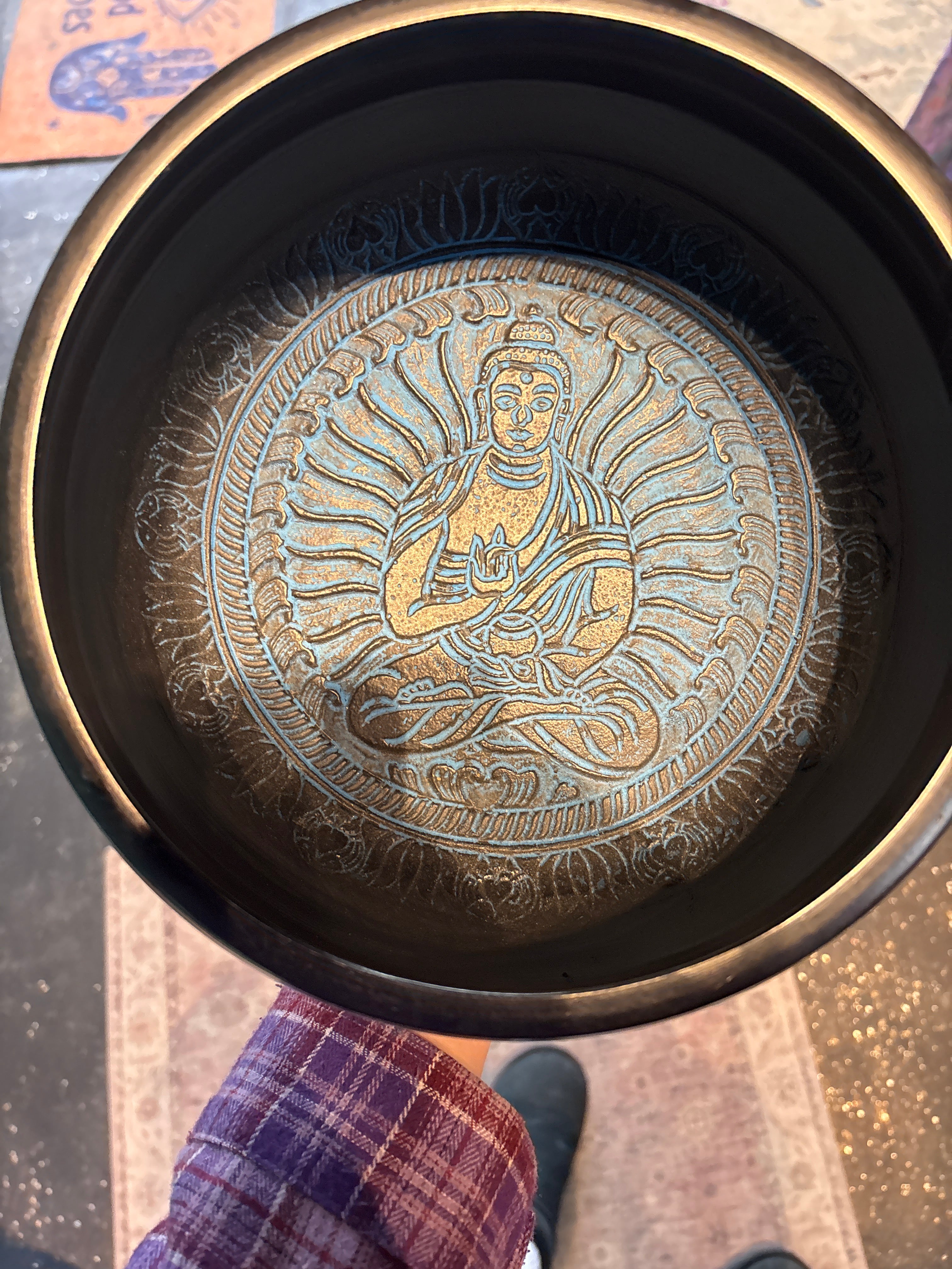 Crown Chakra Buddha Singing Bowl