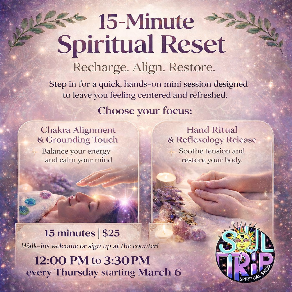 Walk-in Event- 15 Minute Spiritual Reset every Thursday