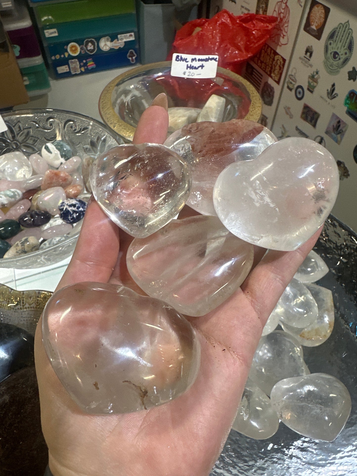 Clear Quartz Heart