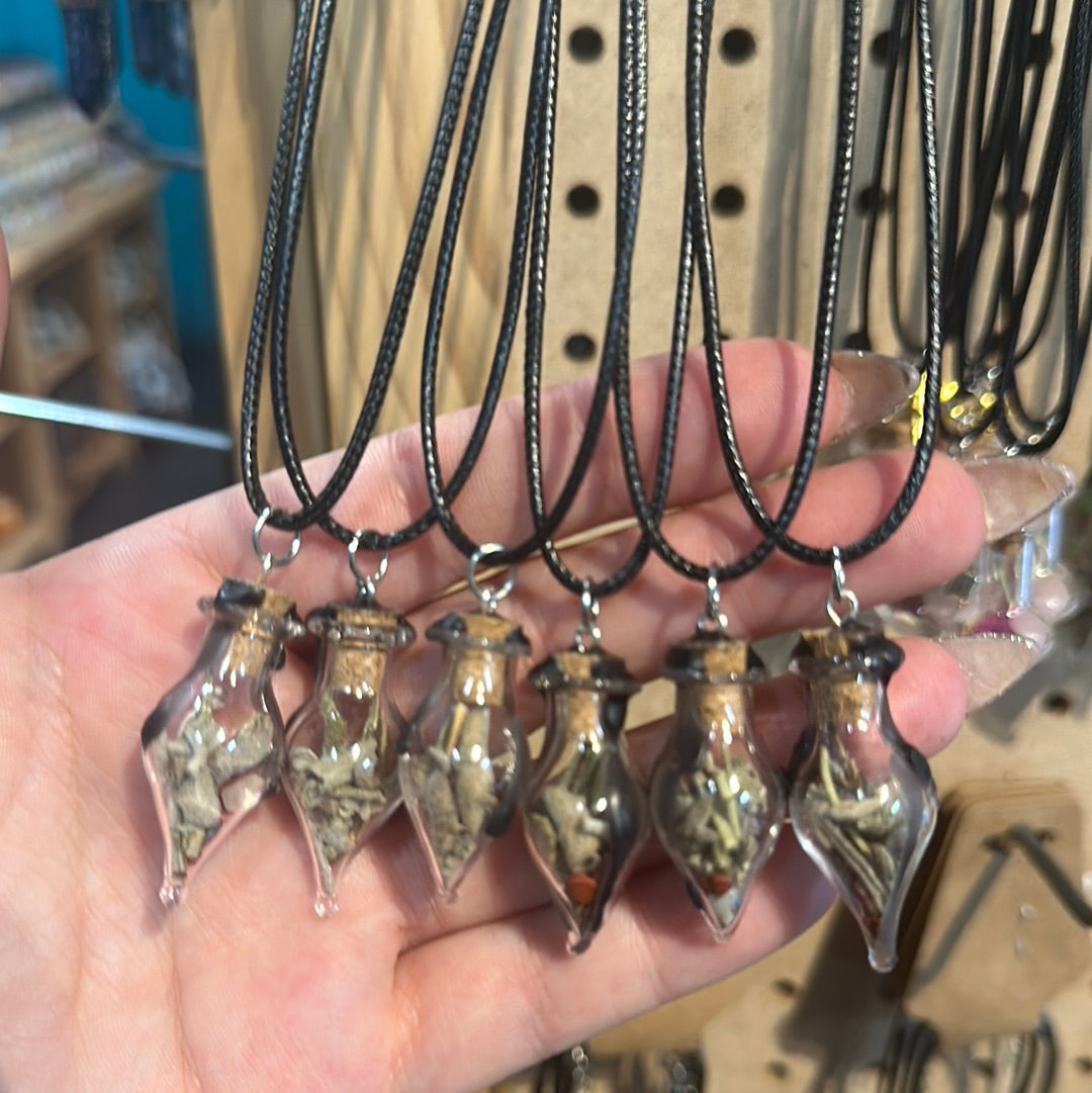 Protection Intention Jar Necklace