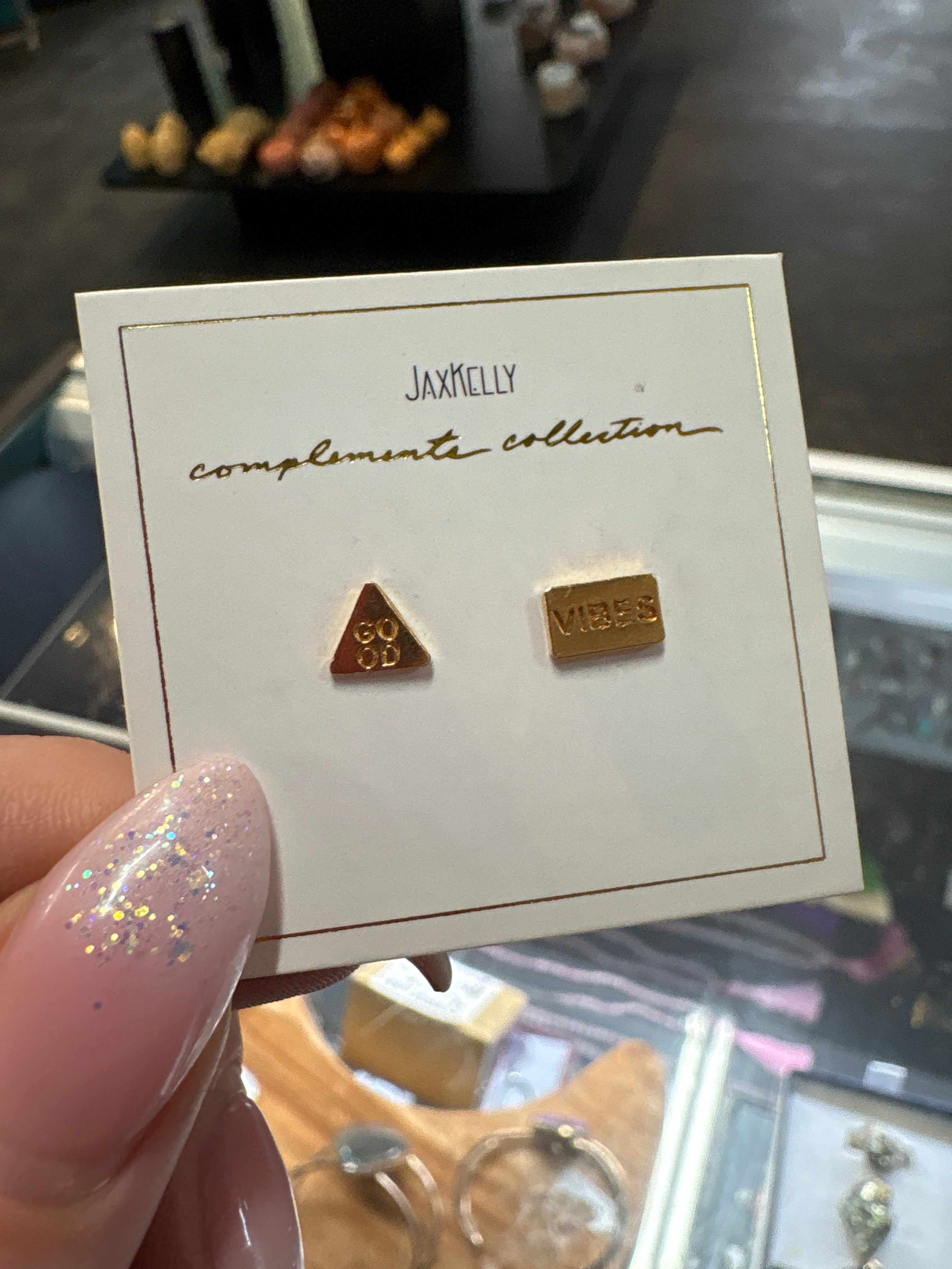 Good Vibes Stud Earring