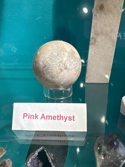 Pink Amethyst Sphere