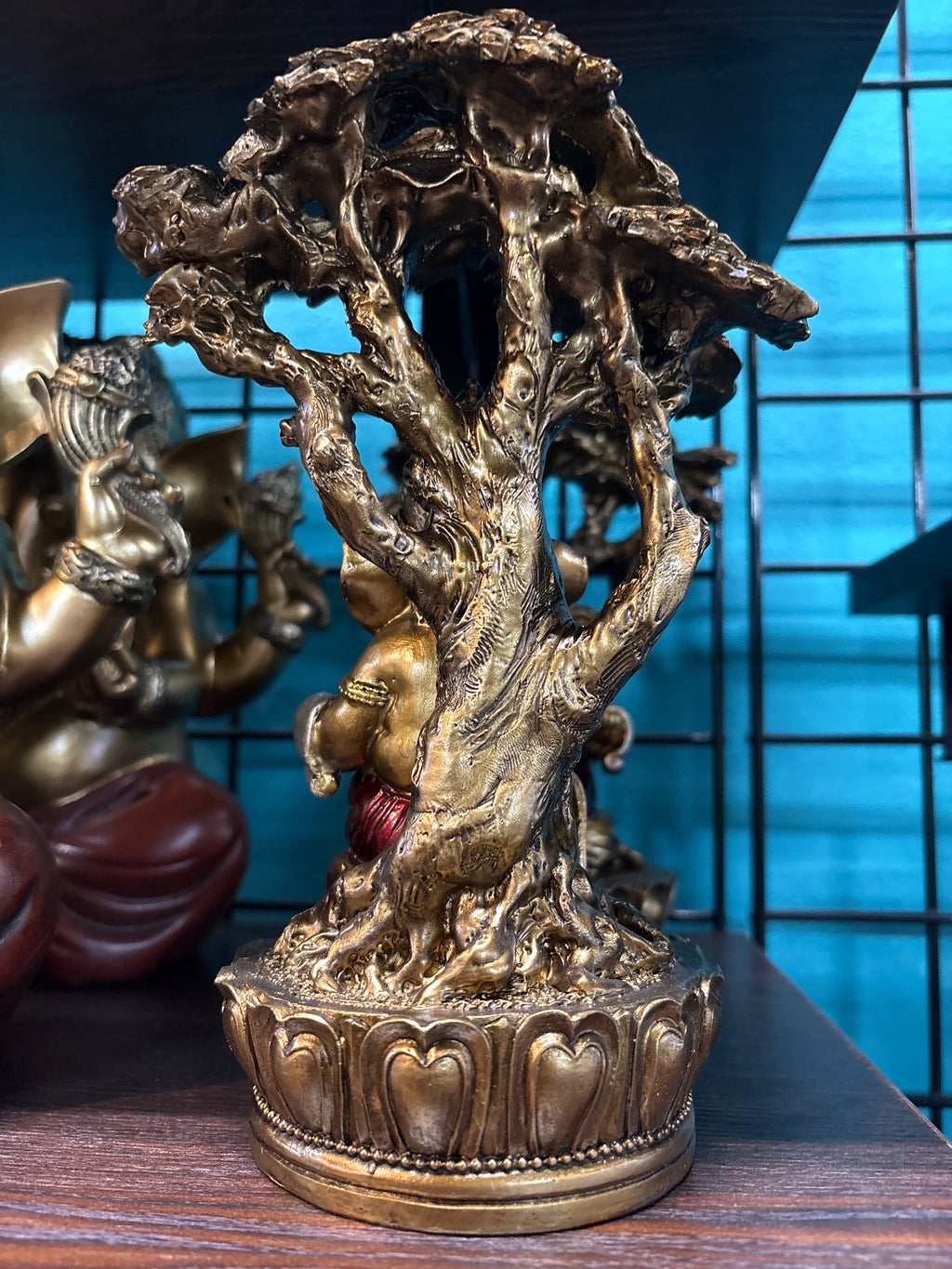 Ganesha Reading under Tree