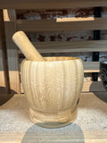 Wood Mortar & Pestle