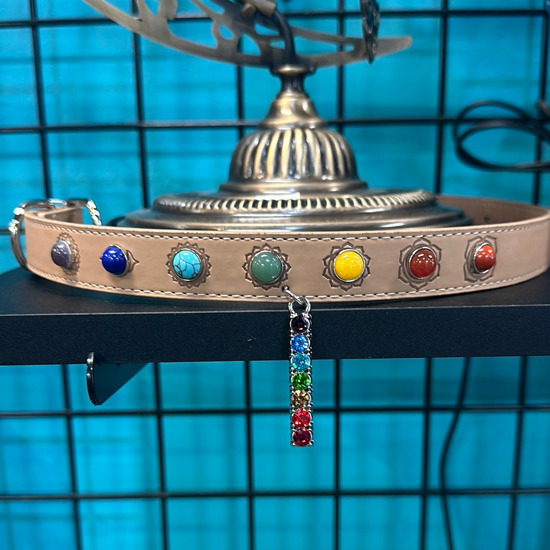 Chakra Crystal Pet Collar