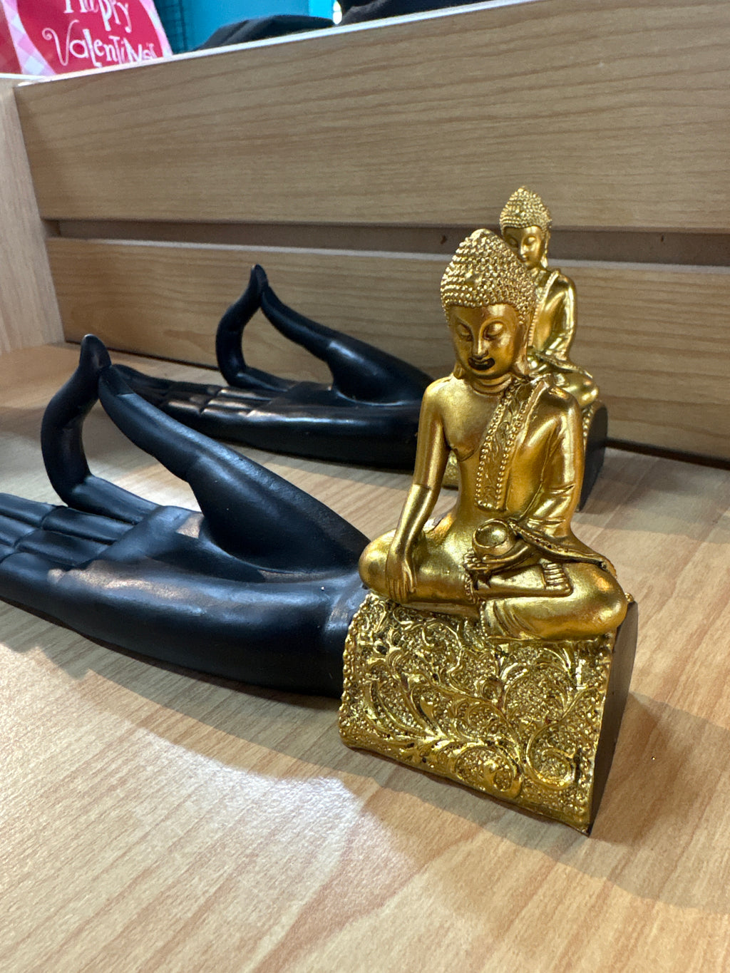 Gold Buddha Hand Stick/Multi purpose Incense Burner