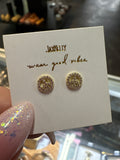 Peace Sign Stud Earring