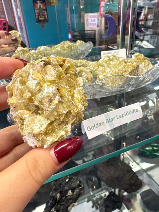 Golden Star Lepidolite