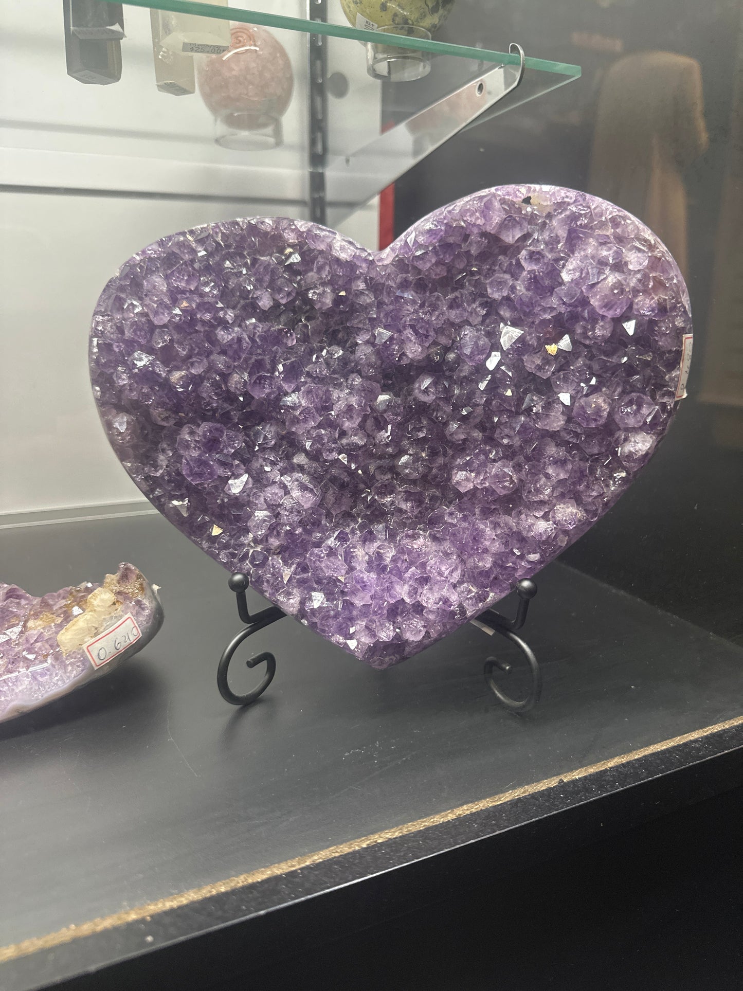 Large Amethyst Heart