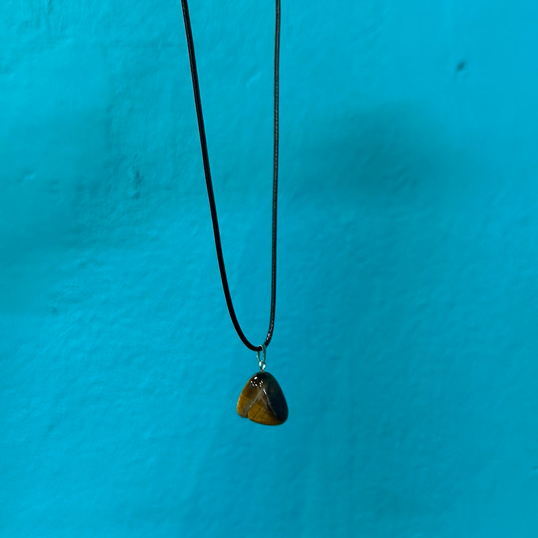 Tigers Eye Tumbled Necklace