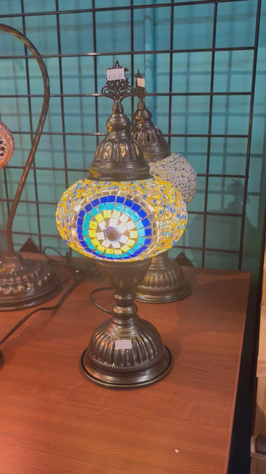 Turkish Lamp - Evil Eye