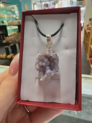 Grape Agate Pendant