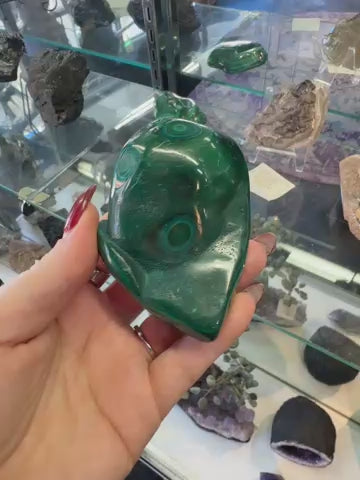 Large Malachite Cluster